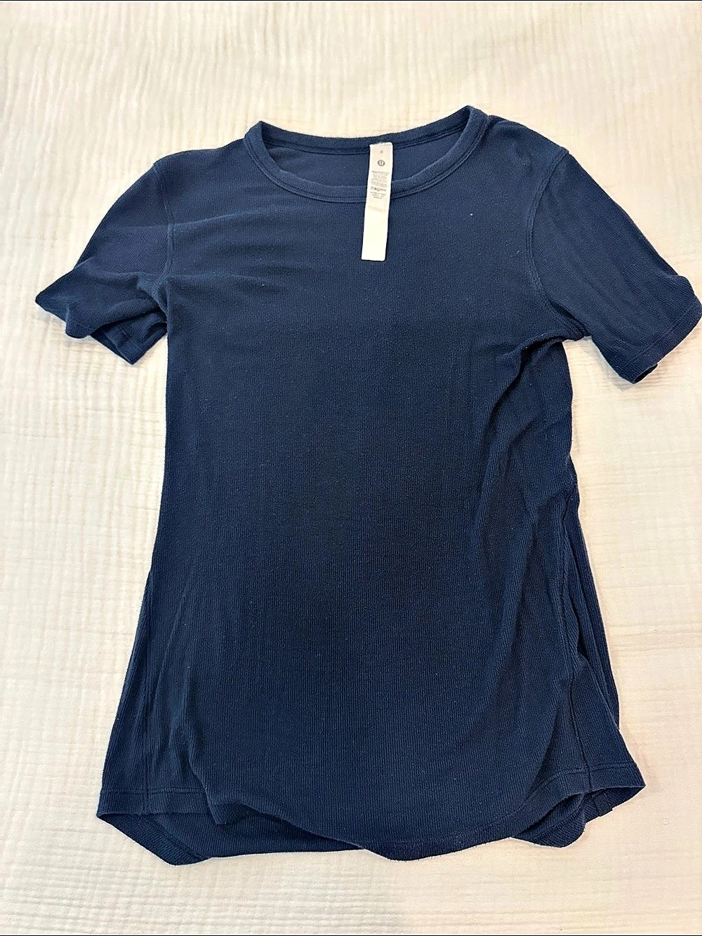 lululemon Hold Tight Short-Sleeve Shirt Blue Size 6